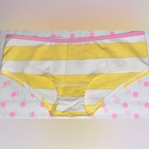 New Vintage Victoria's Secret PINK Hipster Panty Y2K pink panties silver sparkle